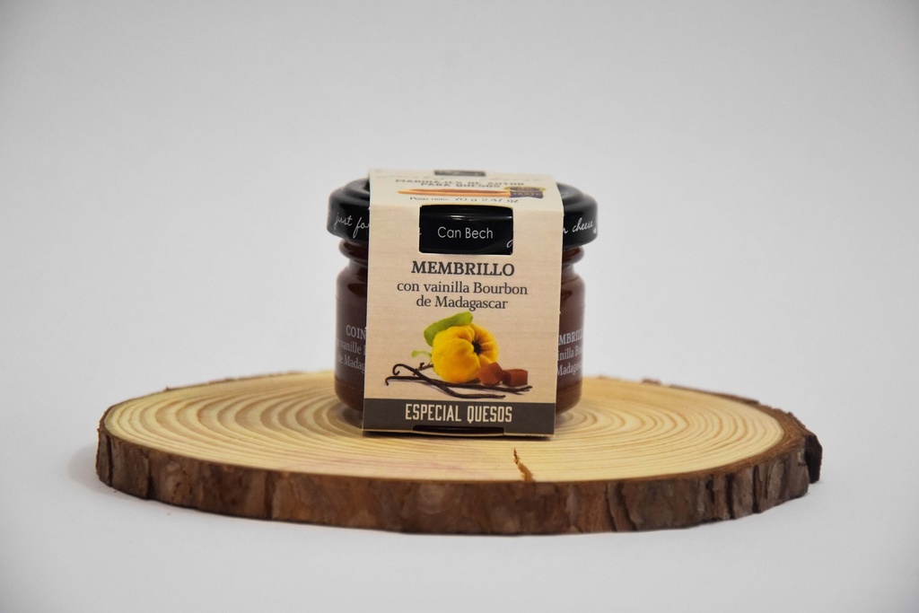 MERMELADA DE MEMBRILLO CON VAINILLA DE MADAGASCAR 70g