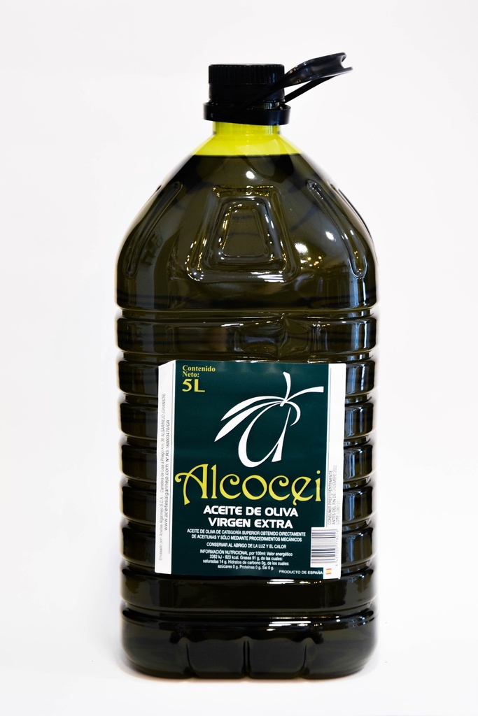 ACEITE DE OLIVA VIRGEN EXTRA ALCOCEI GARRAFA 5 LIT.